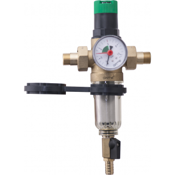 Фильтр со встроенным редуктором давления поршневого типа для холодной воды GAPPO G1412.04 1/2" Фильтр со встроенным редуктором давления поршневого типа для холодной воды GAPPO G1412.04 1/2"